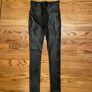 Spanx faux leather leggings